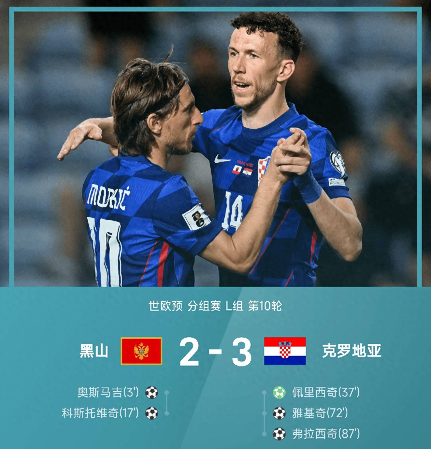 克罗地亚在欧预赛中实现一波三连胜的简单介绍