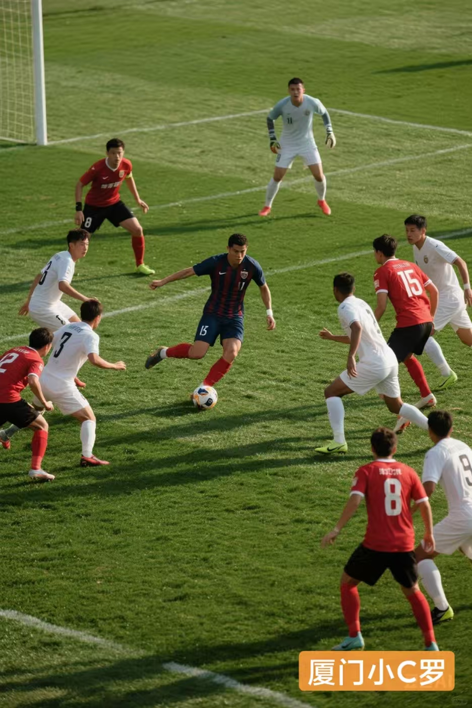 足球赛事激烈角逐激发观众激动