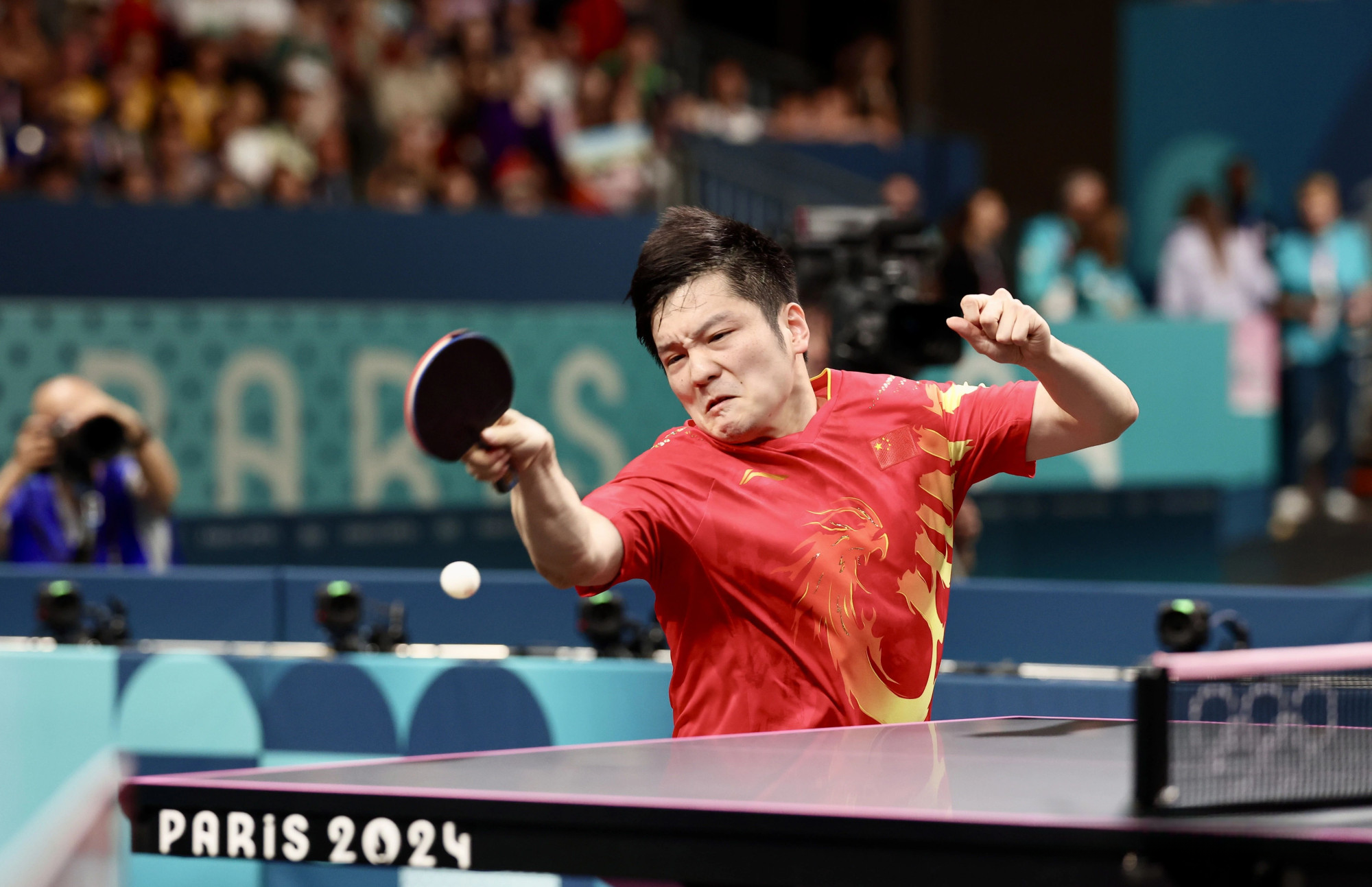 奥地利乒乓球队强势中国乒乓球队，樊振东高光表现的简单介绍